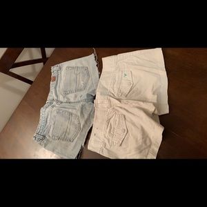 American eagle and maurices shorts